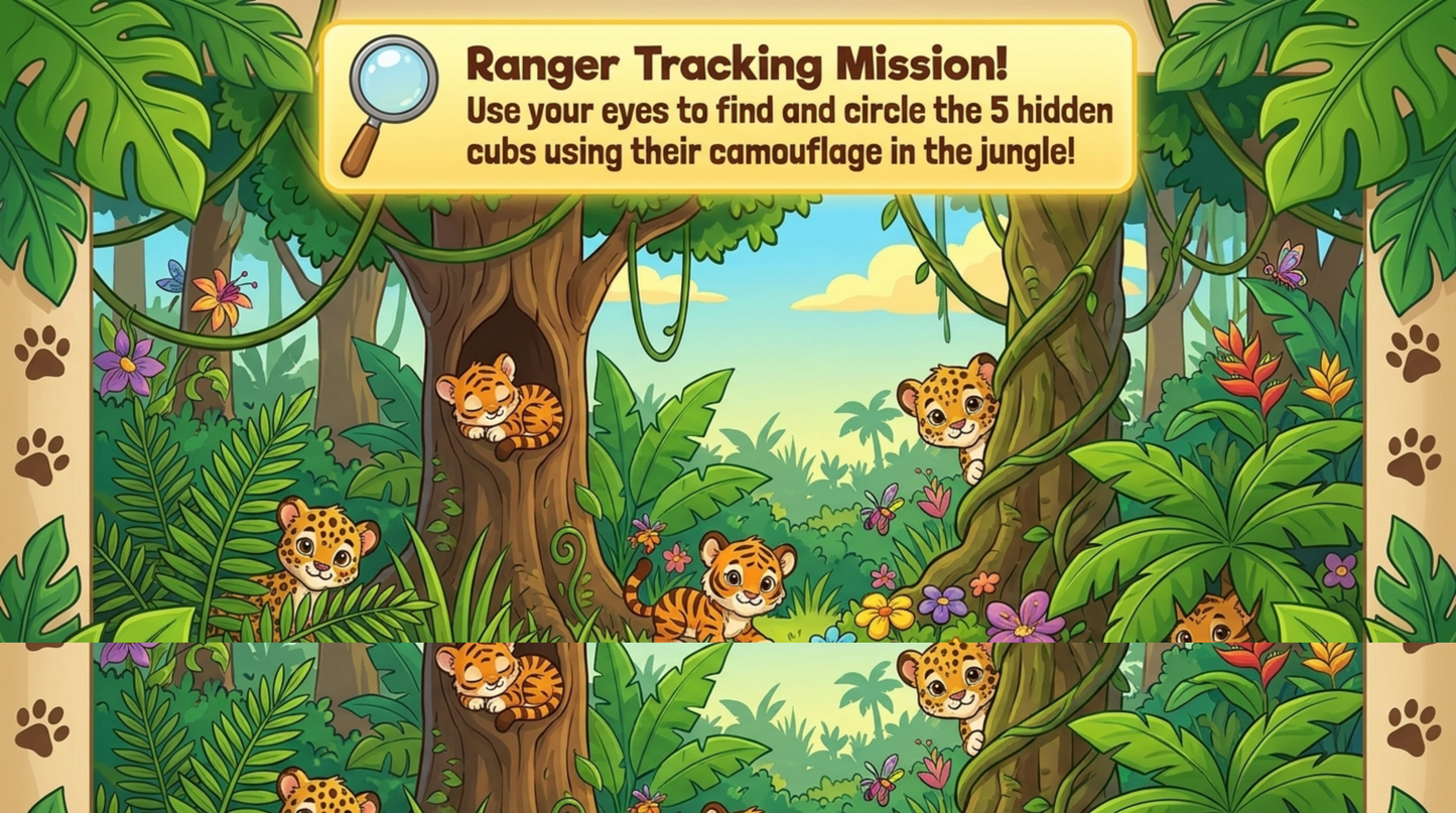 Wild Cats Activity Workbook - LittleMindsHomeschool