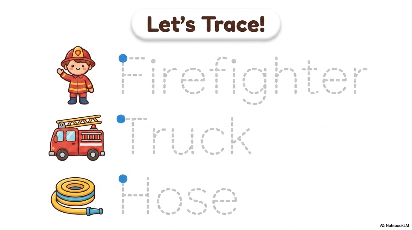 Firefighters Activity Workbook - LittleMindsHomeschool