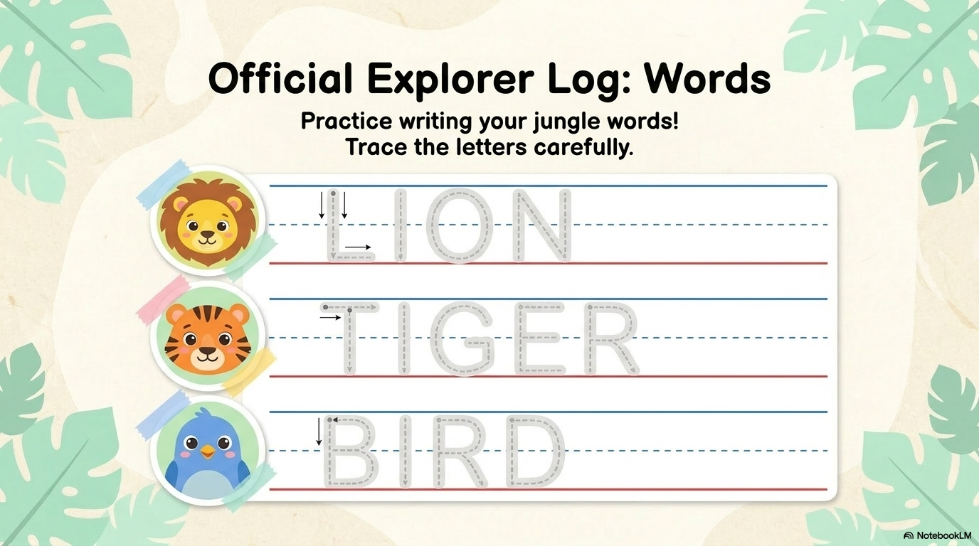 Jungle Adventure Activity Workbook - LittleMindsHomeschool