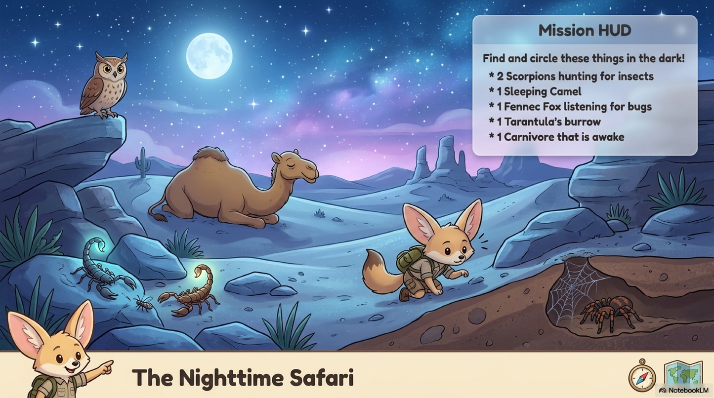 Desert Animals Activity Workbook - LittleMindsHomeschool