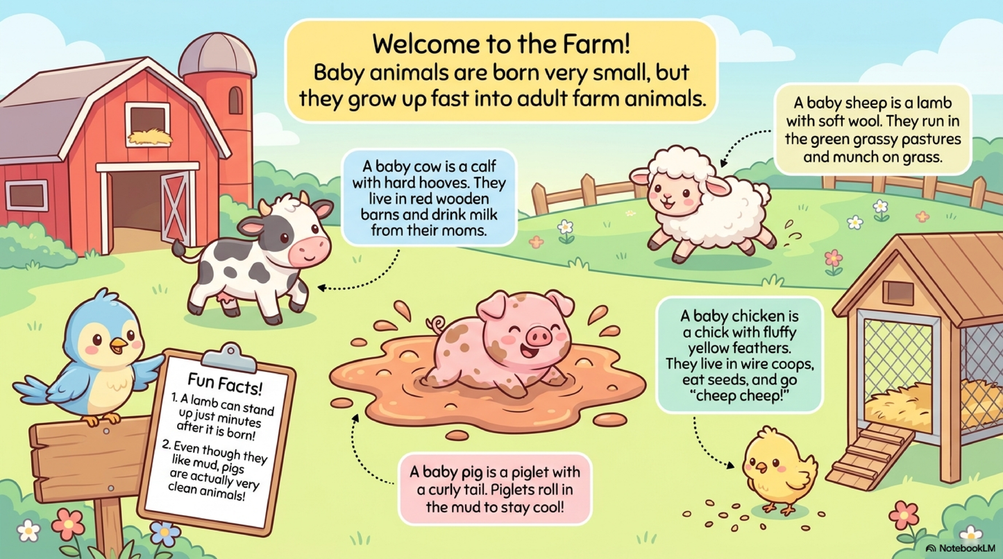Baby Animals Activity Workbook - LittleMindsHomeschool