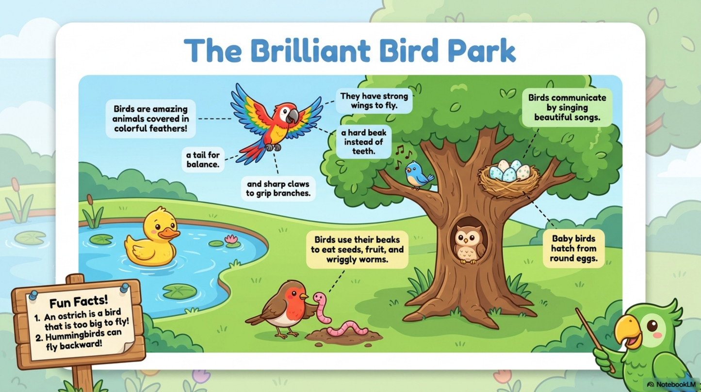 Birds Activity Workbook - LittleMindsHomeschool