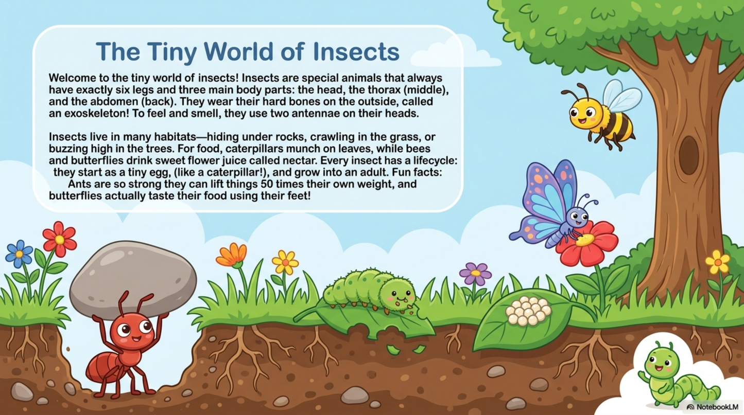 Insects Activity Workbook - LittleMindsHomeschool