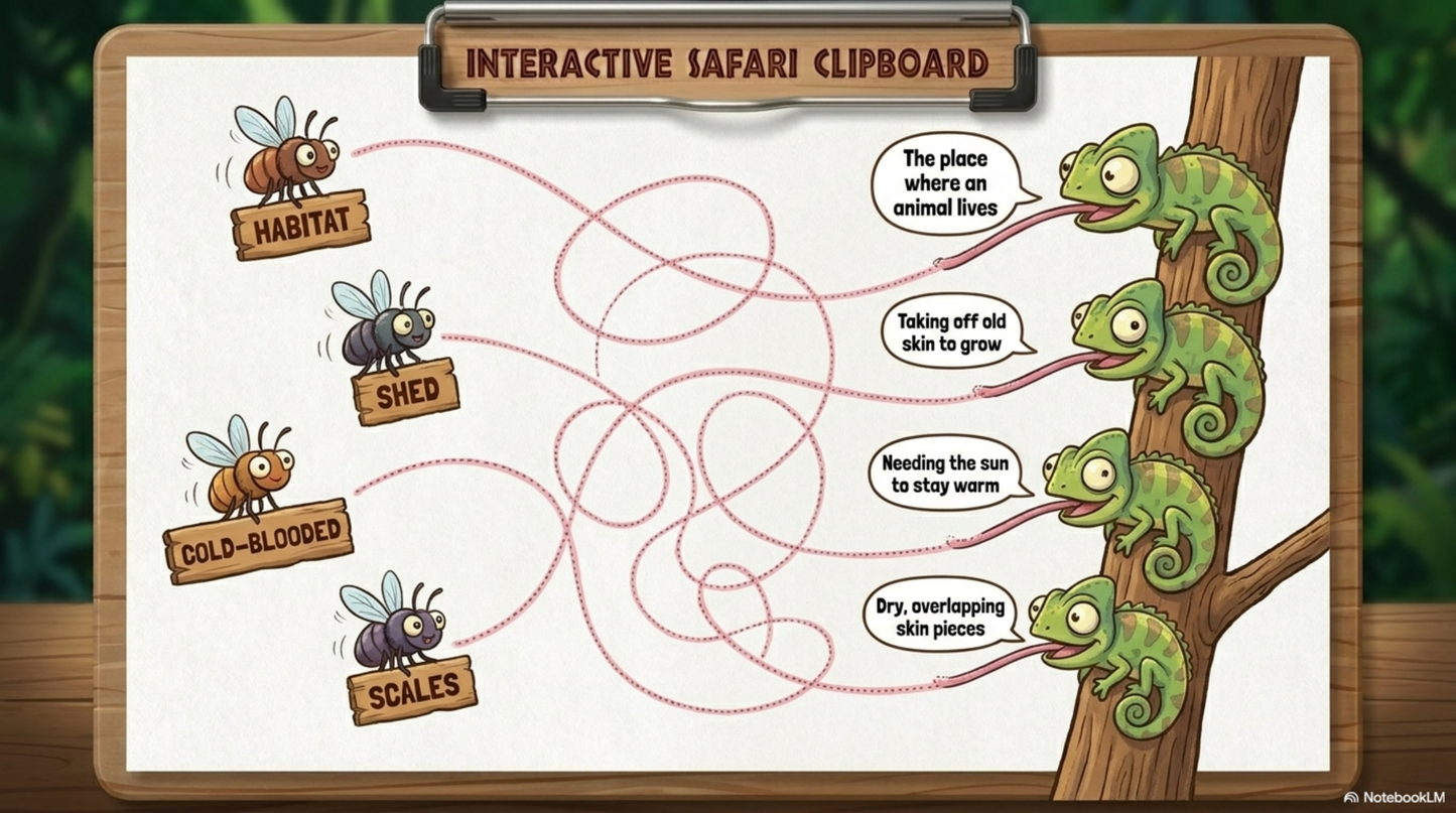 Reptiles Activity Workbook - LittleMindsHomeschool