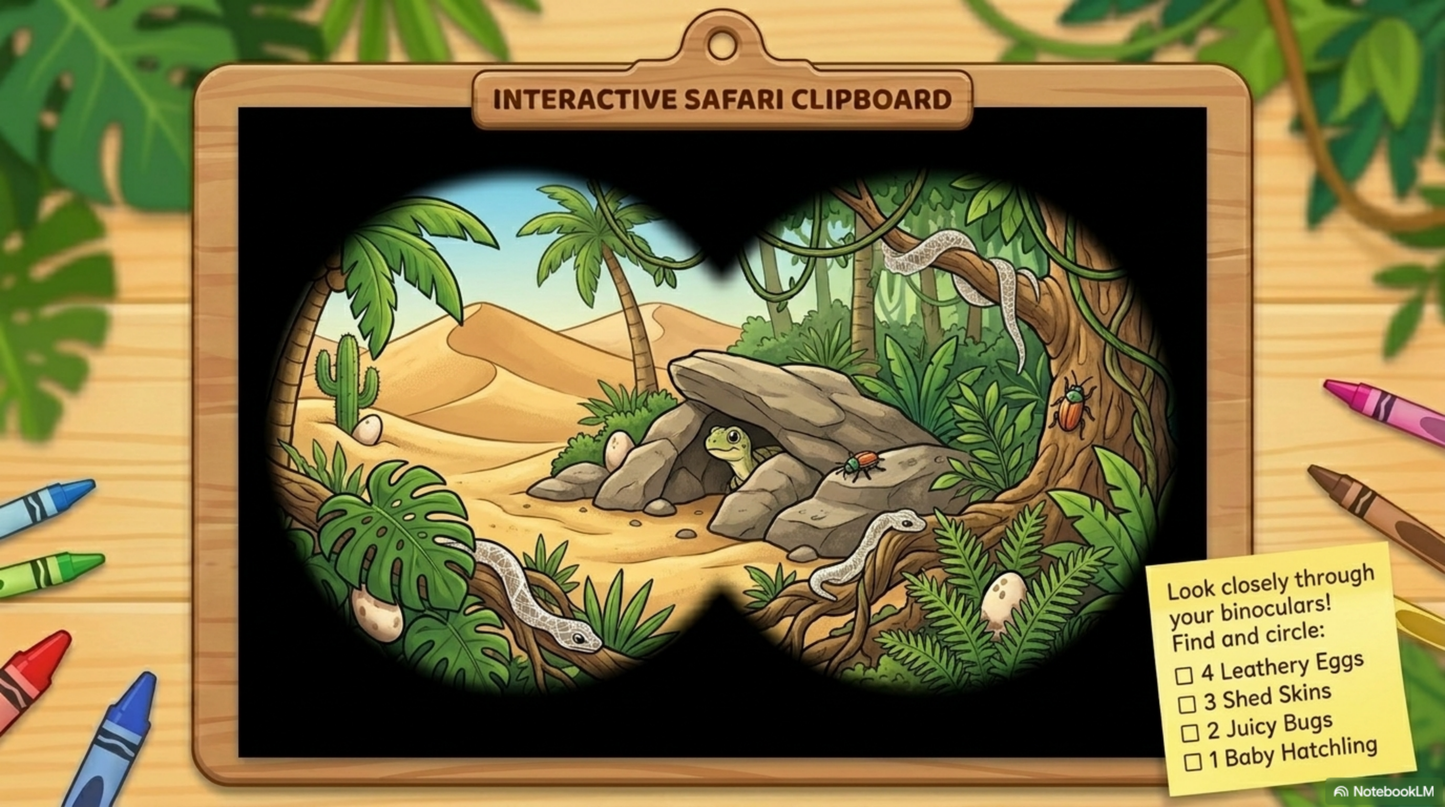 Reptiles Activity Workbook - LittleMindsHomeschool