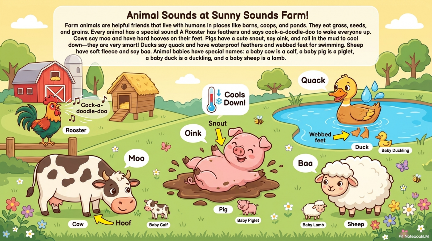 Animal Sounds Activity Workbook - LittleMindsHomeschool