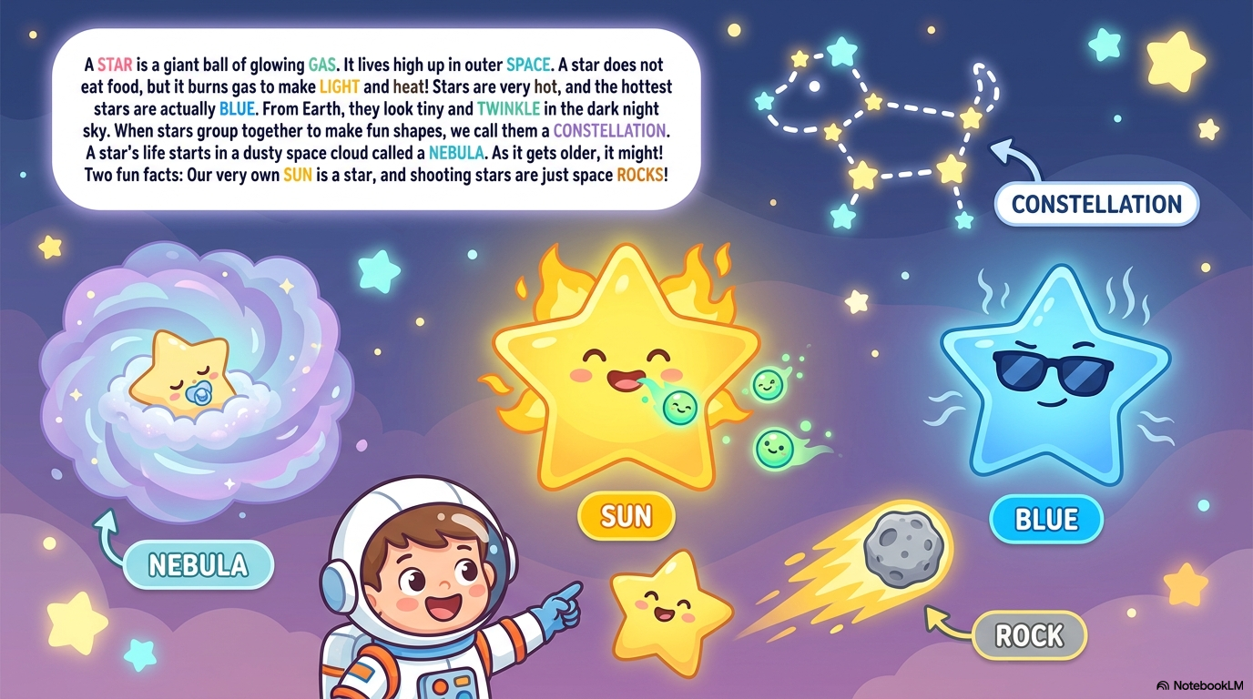 Stars and Space Travel Activity Workbook - LittleMindsHomeschool