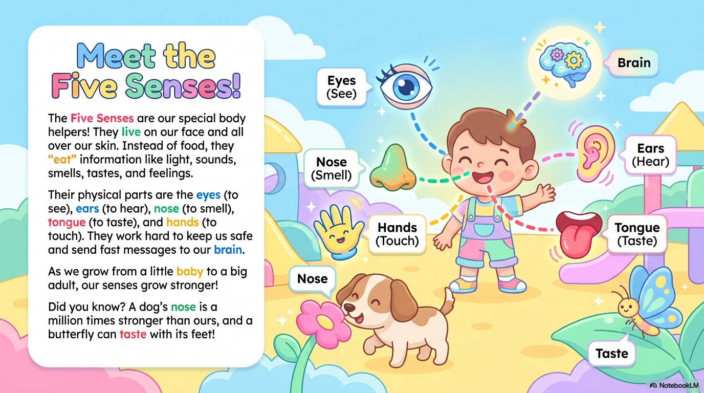 Our Five Senses Activity Workbook - LittleMindsHomeschool
