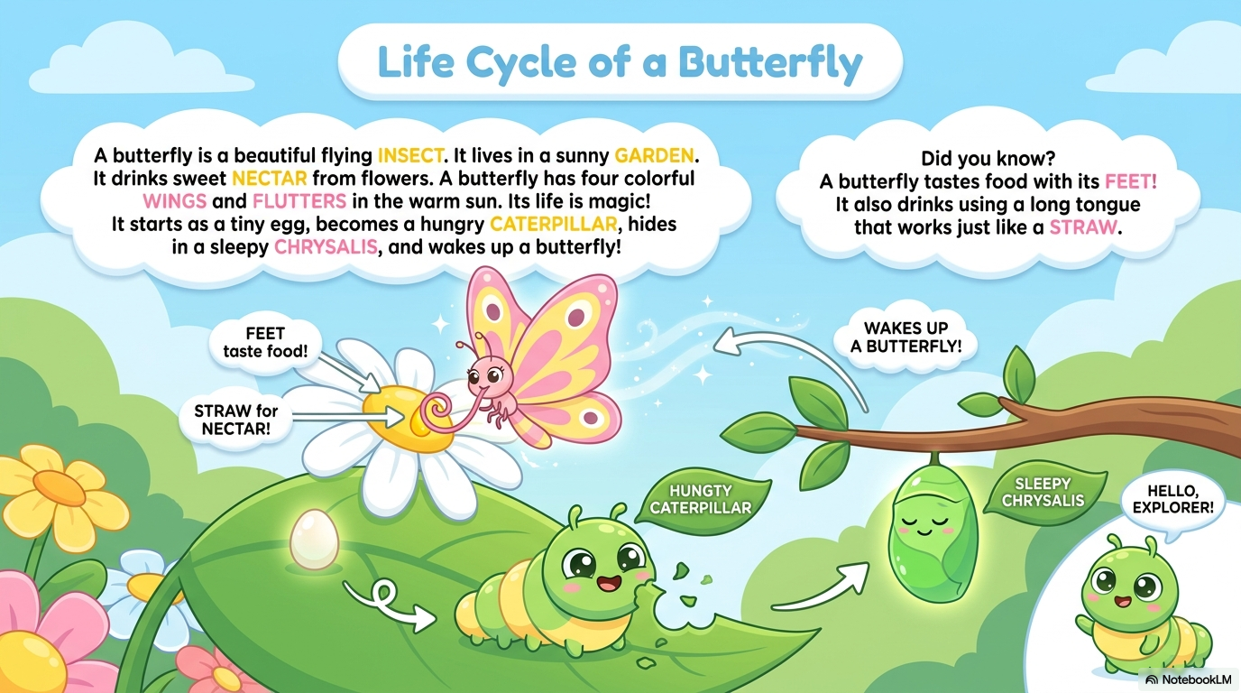 Life Cycle of a Butterfly Activity Workbook - LittleMindsHomeschool