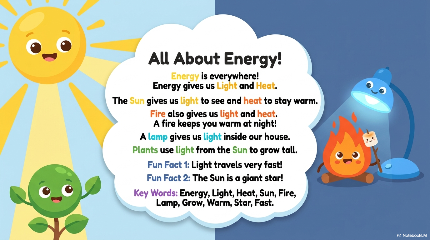 Energy Light and Heat Activity Workbook - LittleMindsHomeschool