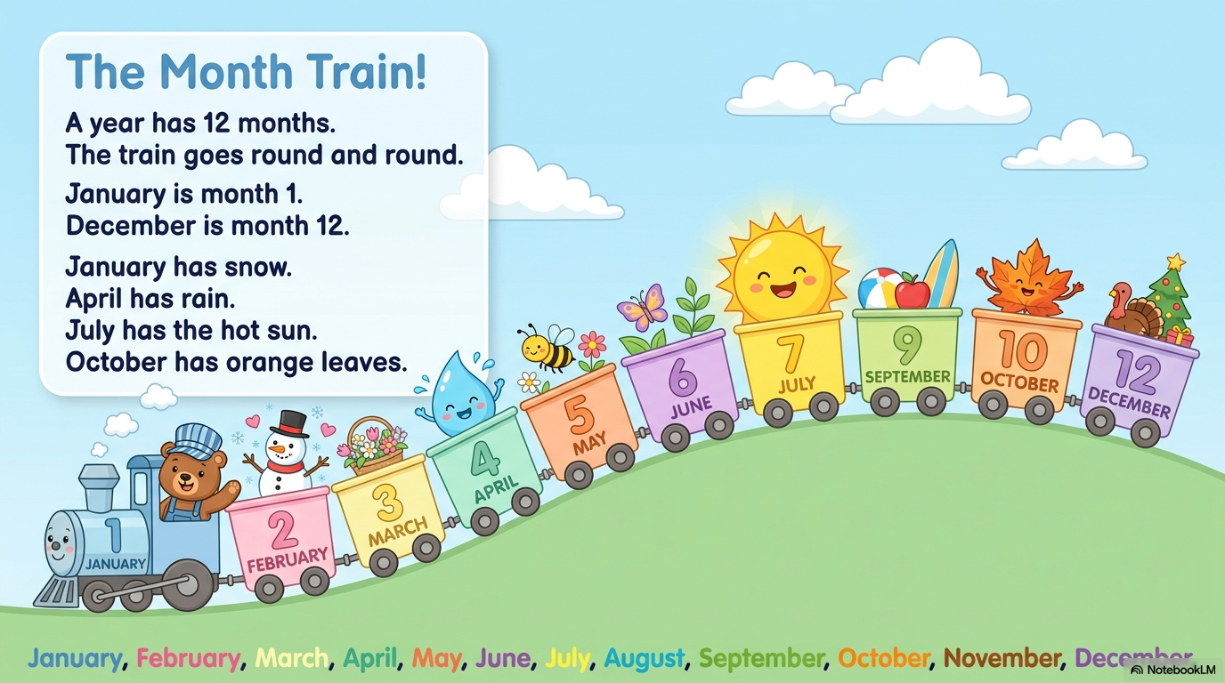 Months of the Year Activity Workbook - LittleMindsHomeschool