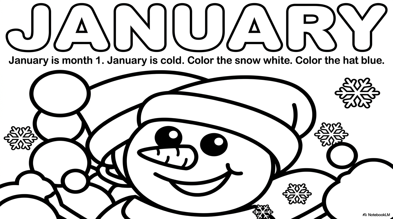 Months of the Year Activity Workbook - LittleMindsHomeschool