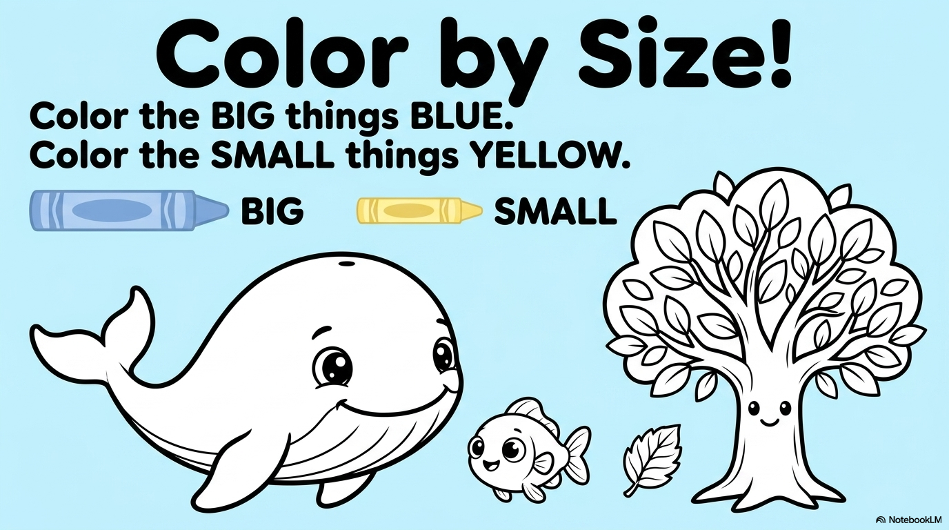 Big and Small Activity Workbook - LittleMindsHomeschool