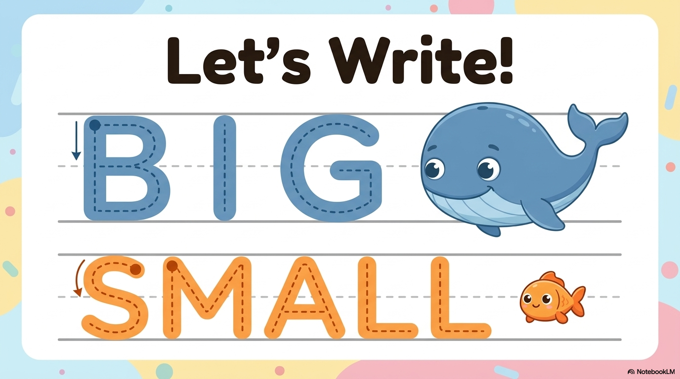 Big and Small Activity Workbook - LittleMindsHomeschool