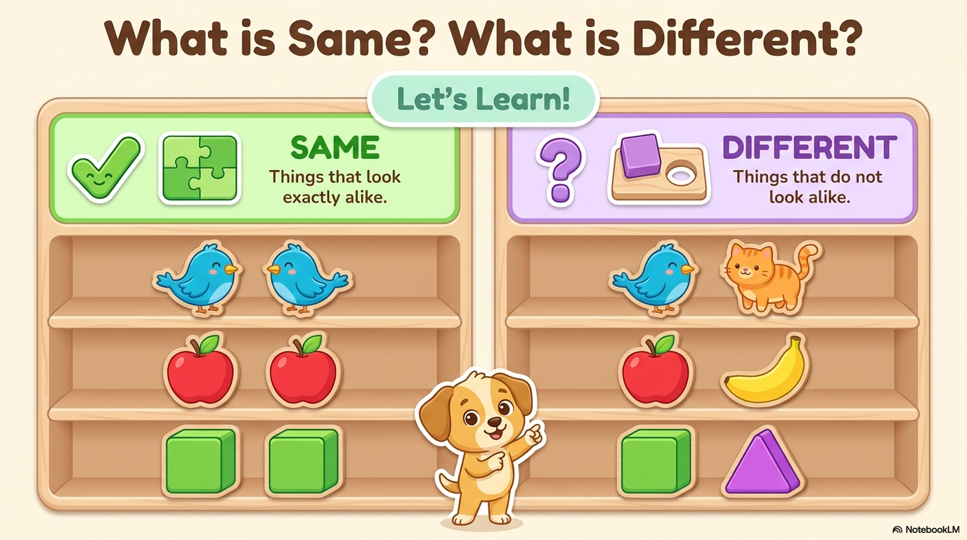 Same and Different Activity Workbook - LittleMindsHomeschool