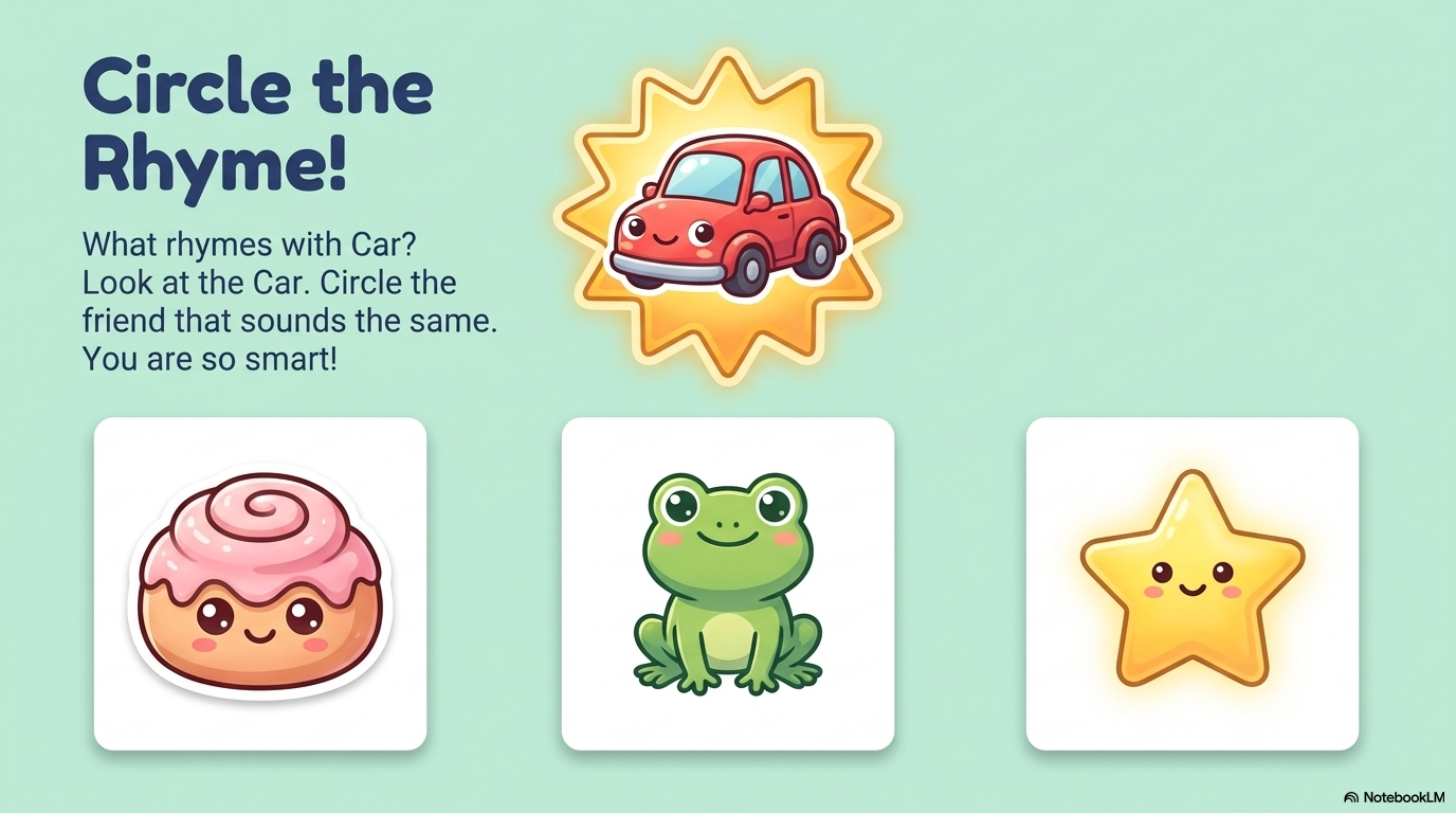 Rhyming Words Activity Workbook - LittleMindsHomeschool