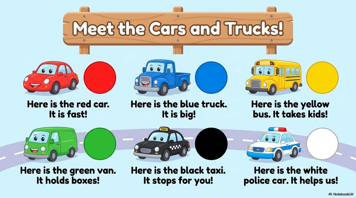 Cars and Trucks Activity Workbook - LittleMindsHomeschool