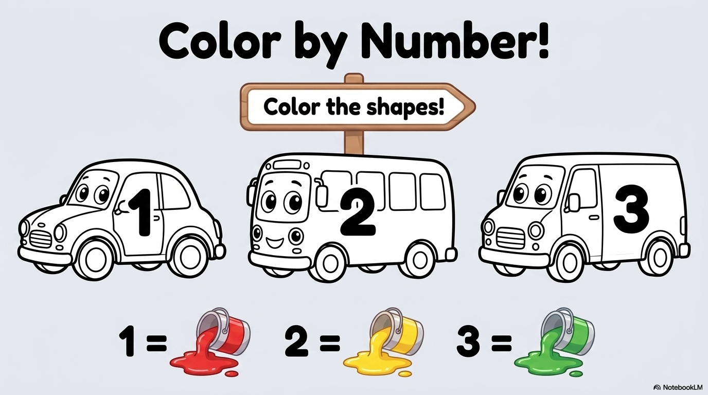 Cars and Trucks Activity Workbook - LittleMindsHomeschool