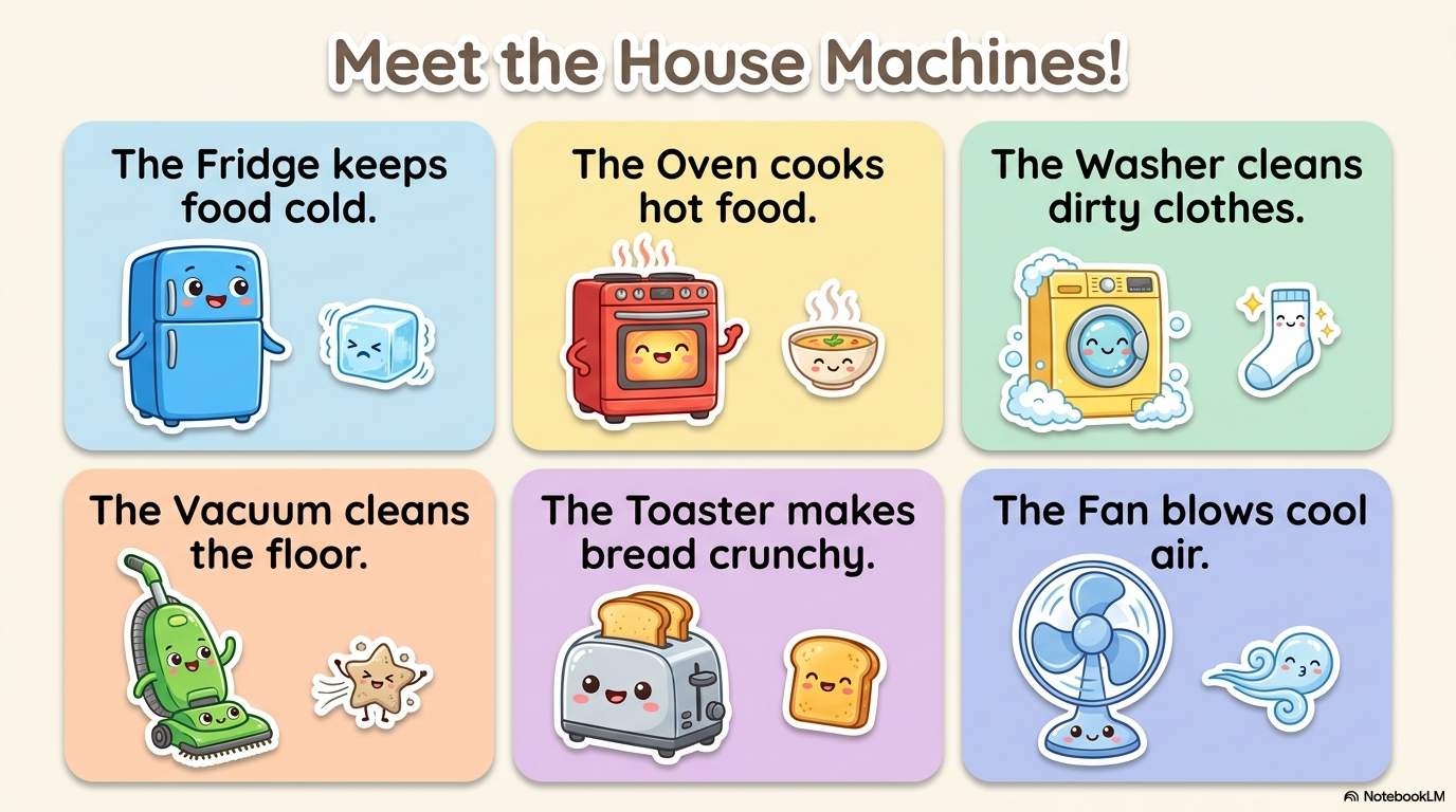 Household Machines Activity Workbook - LittleMindsHomeschool