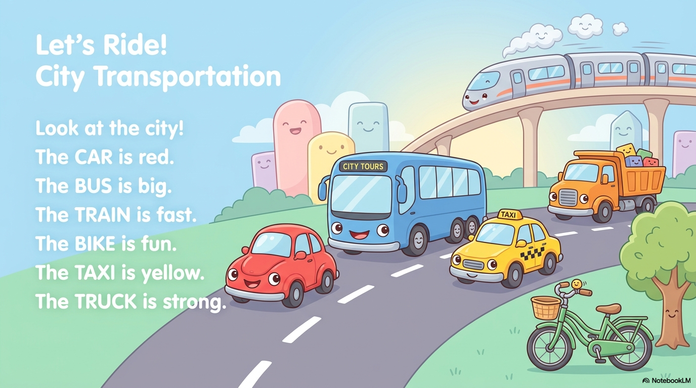 City Transportation Activity Workbook - LittleMindsHomeschool
