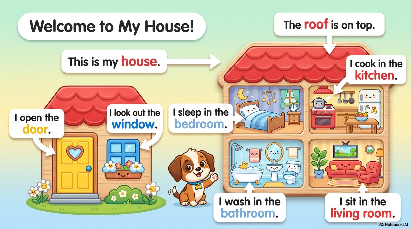 My House Activity Workbook - LittleMindsHomeschool