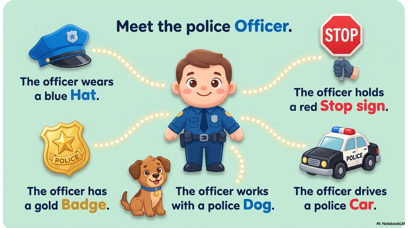 Police Officers Activity Workbook - LittleMindsHomeschool