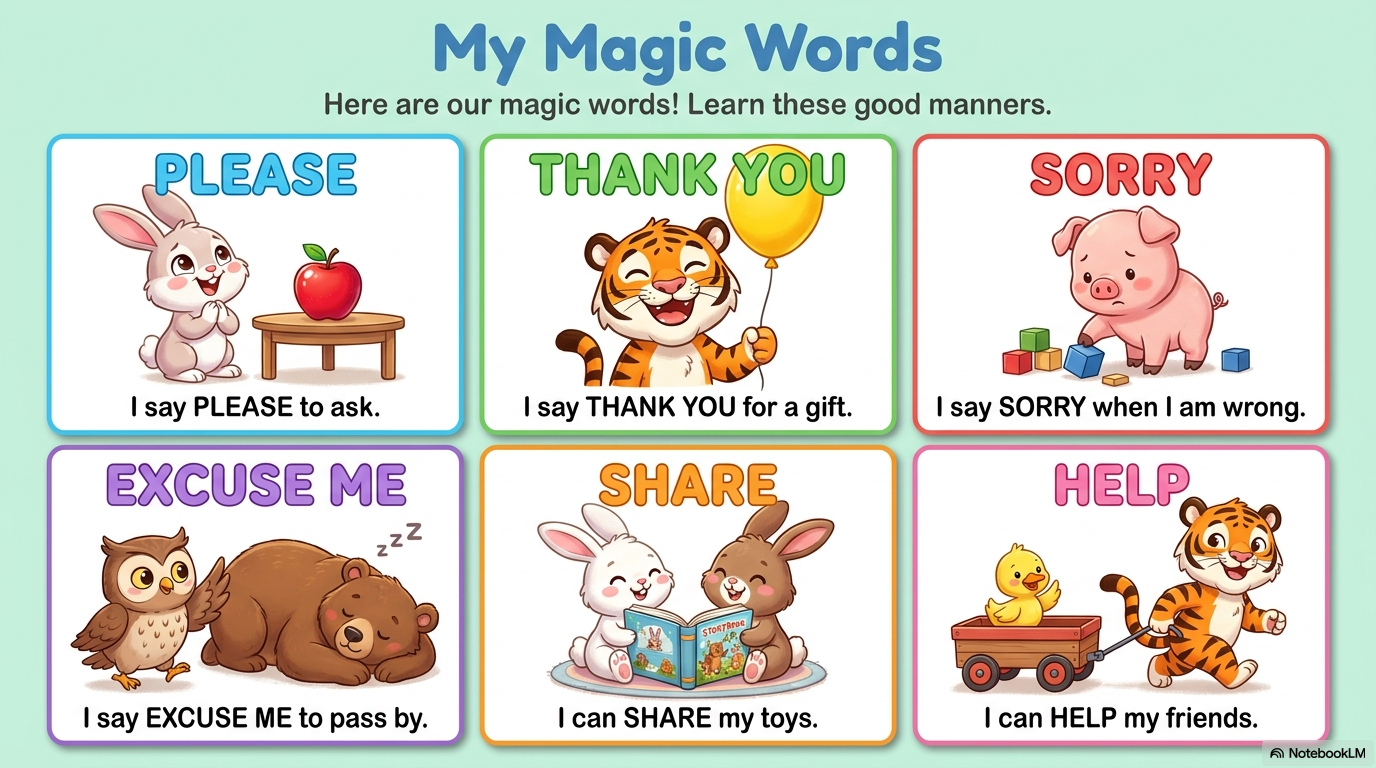 Good Manners Activity Workbook - LittleMindsHomeschool