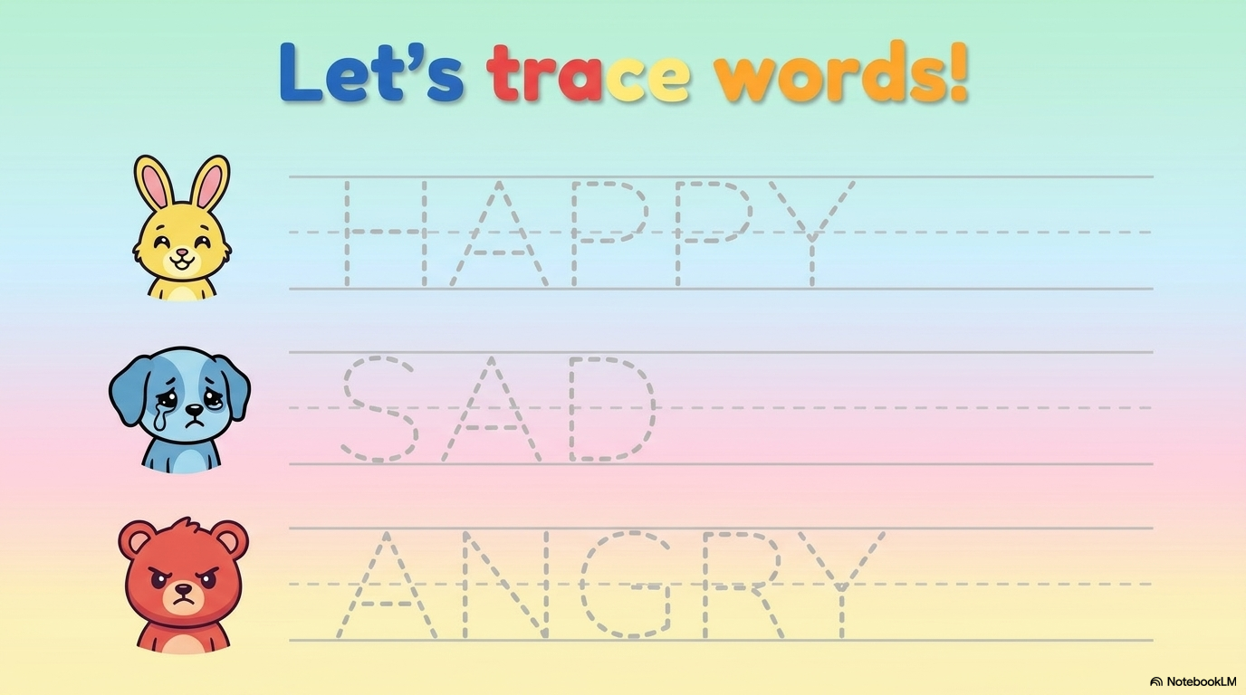 Emotions and Feelings Activity Workbook - LittleMindsHomeschool