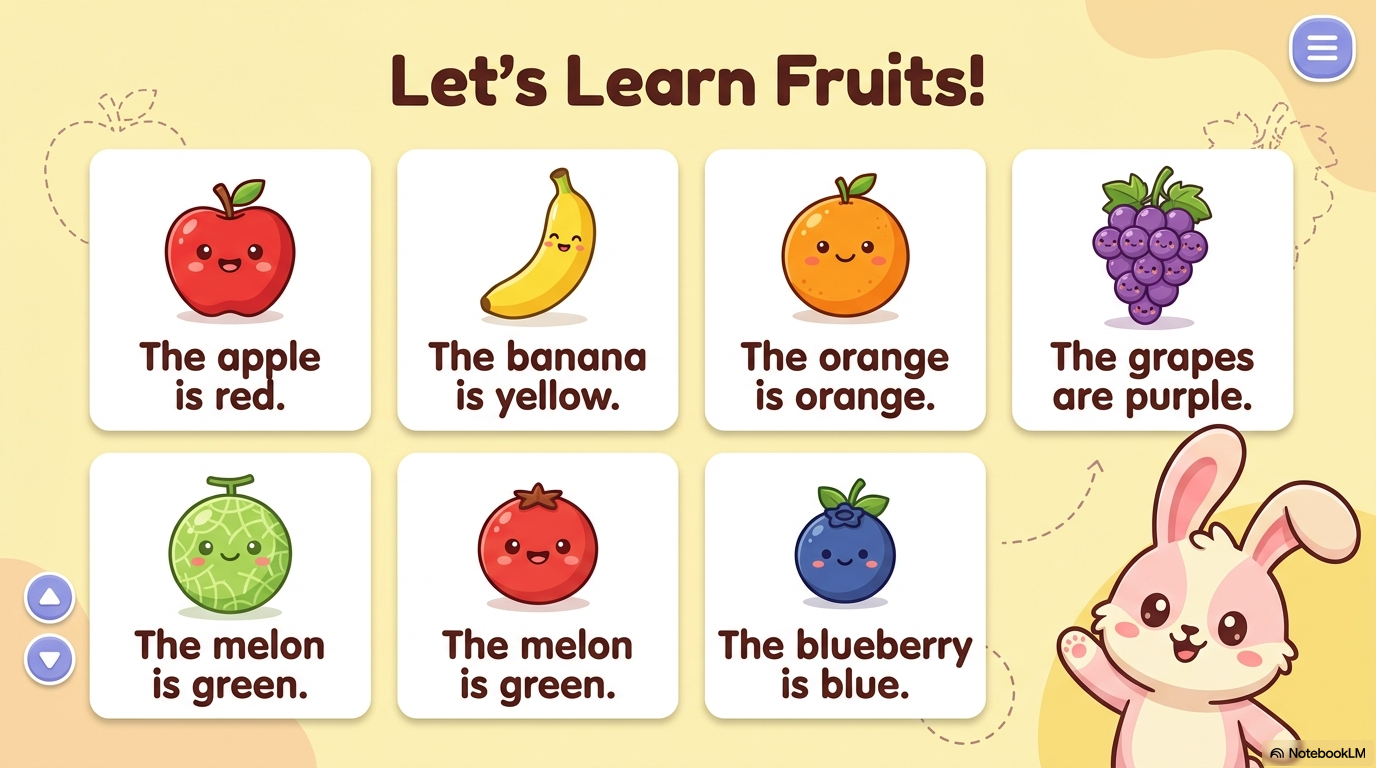 Fruits Activity Workbook - LittleMindsHomeschool