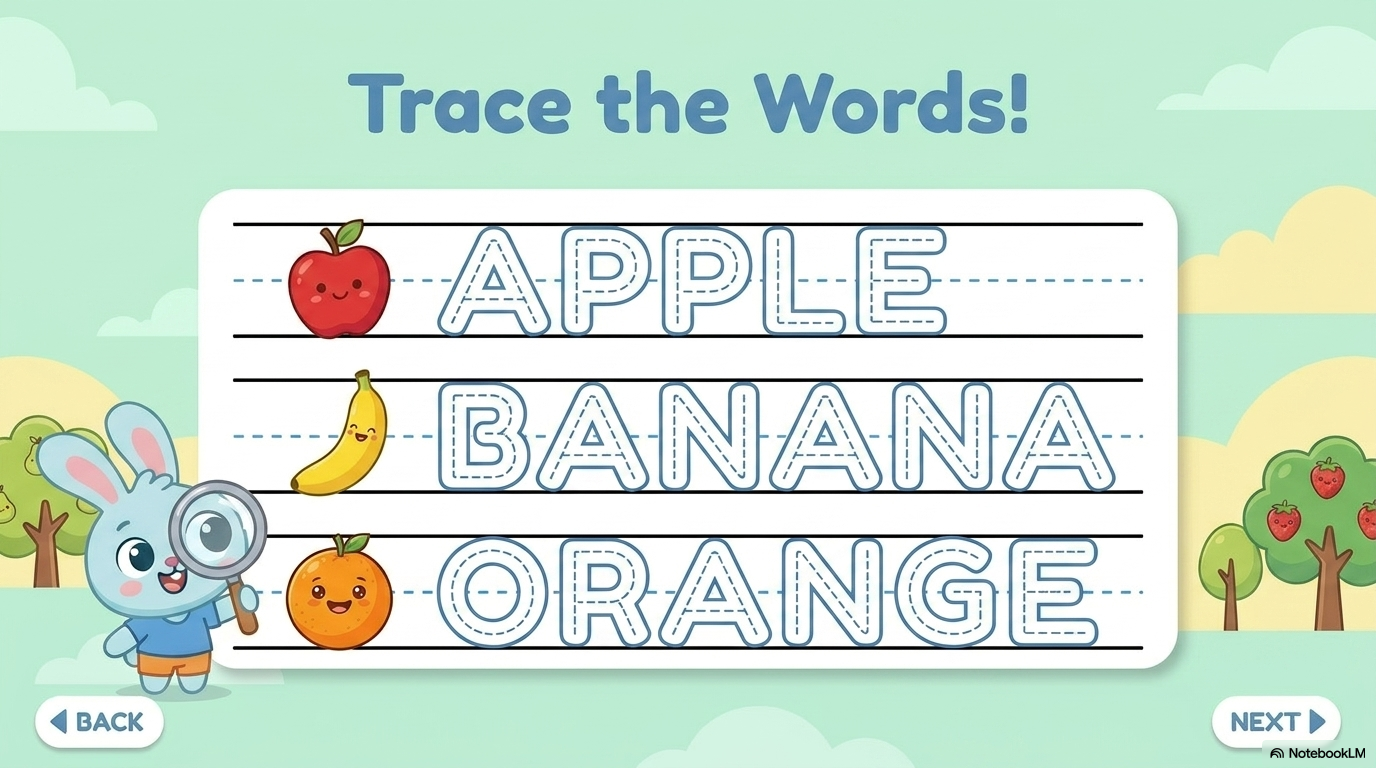 Fruits Activity Workbook - LittleMindsHomeschool