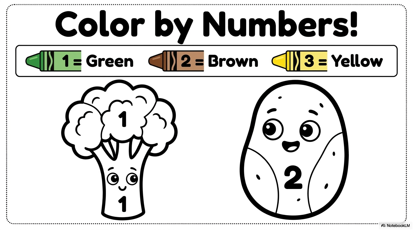 Vegetables Activity Workbook - LittleMindsHomeschool