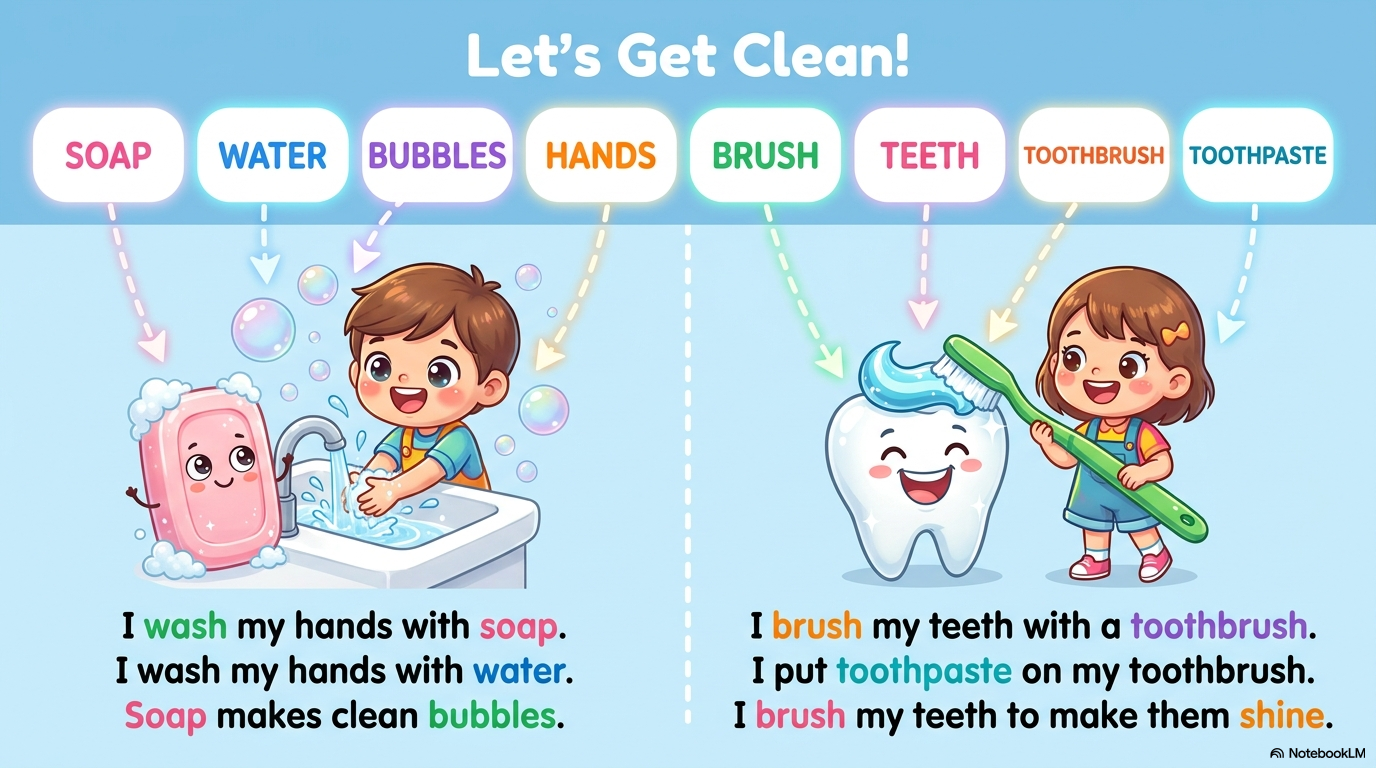 Hygiene Activity Workbook - LittleMindsHomeschool