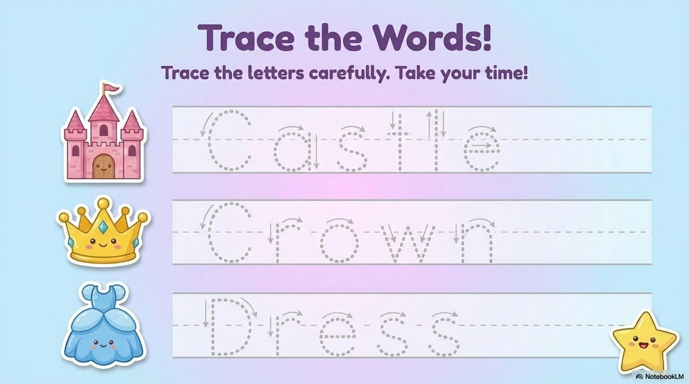 Princesses Activity Workbook - LittleMindsHomeschool