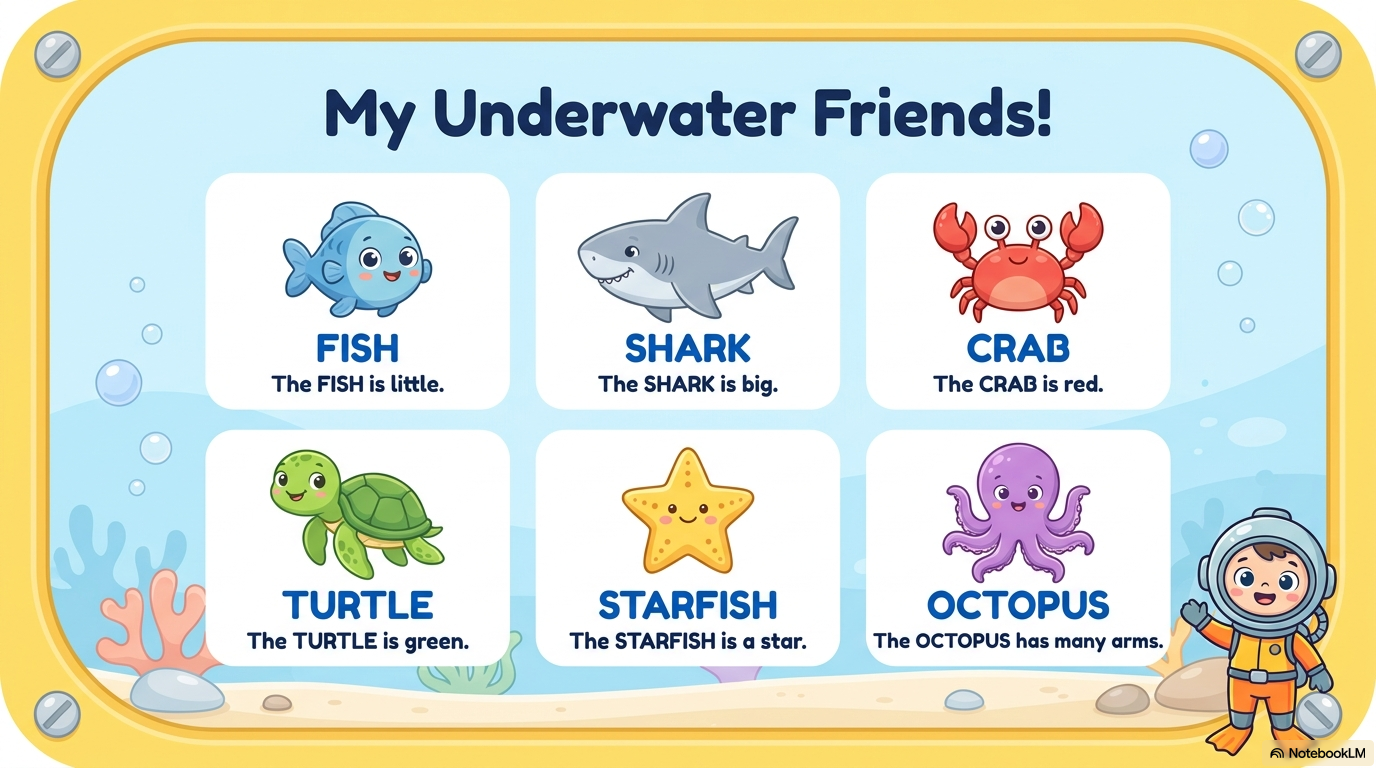 Underwater Adventure Activity Workbook - LittleMindsHomeschool