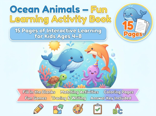 Ocean Animals for Kids - LittleMindsHomeschool