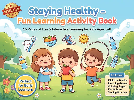 Staying Healthy Activity Workbook - LittleMindsHomeschool