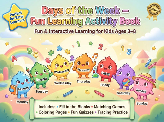 Days of the Week Activity Workbook - LittleMindsHomeschool