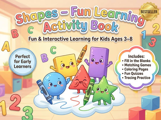 Shapes Activity Workbook - LittleMindsHomeschool