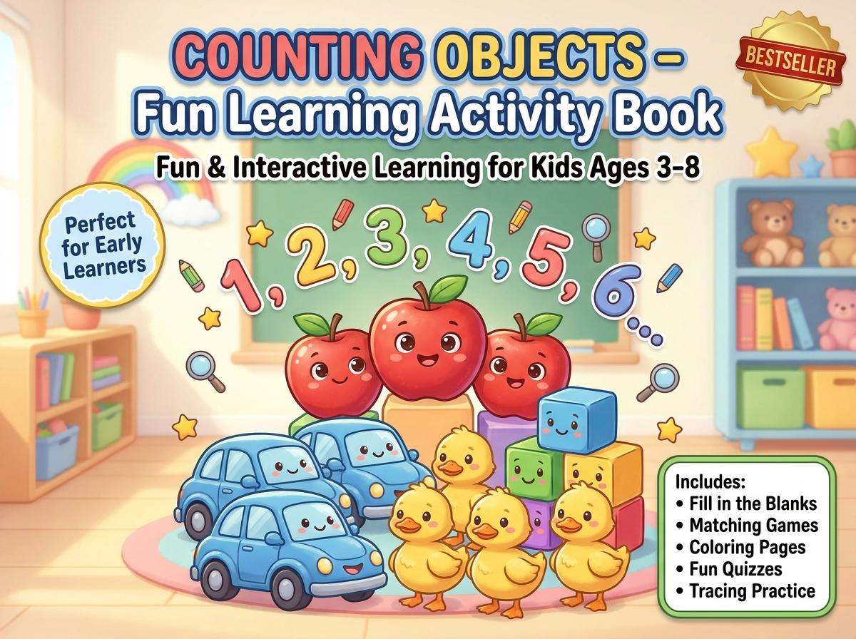Counting Objects Activity Workbook - LittleMindsHomeschool