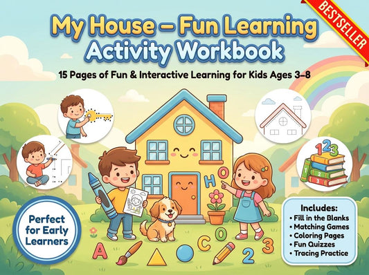 My House Activity Workbook - LittleMindsHomeschool