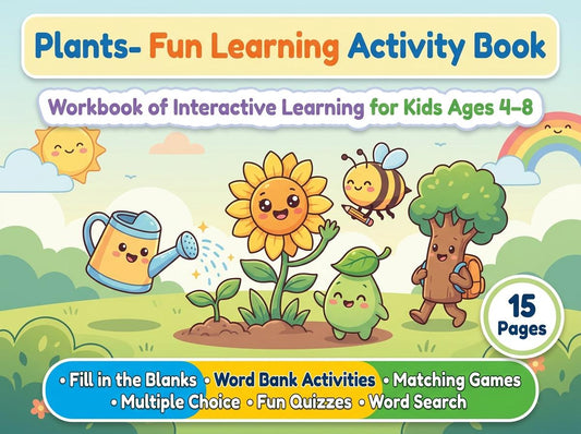 Plants Activity Workbook - LittleMindsHomeschool