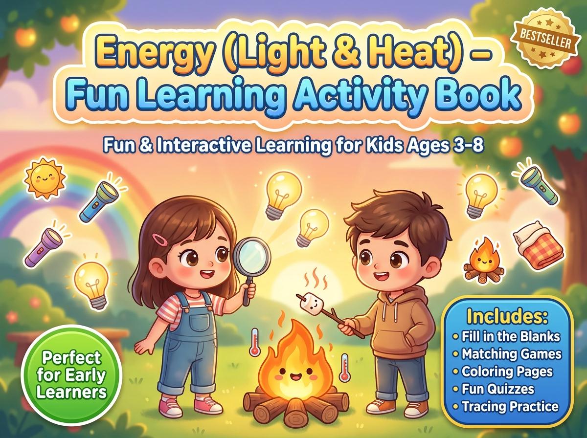 Energy Light and Heat Activity Workbook - LittleMindsHomeschool