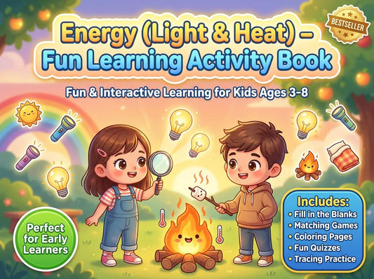 Energy Light and Heat Activity Workbook - LittleMindsHomeschool