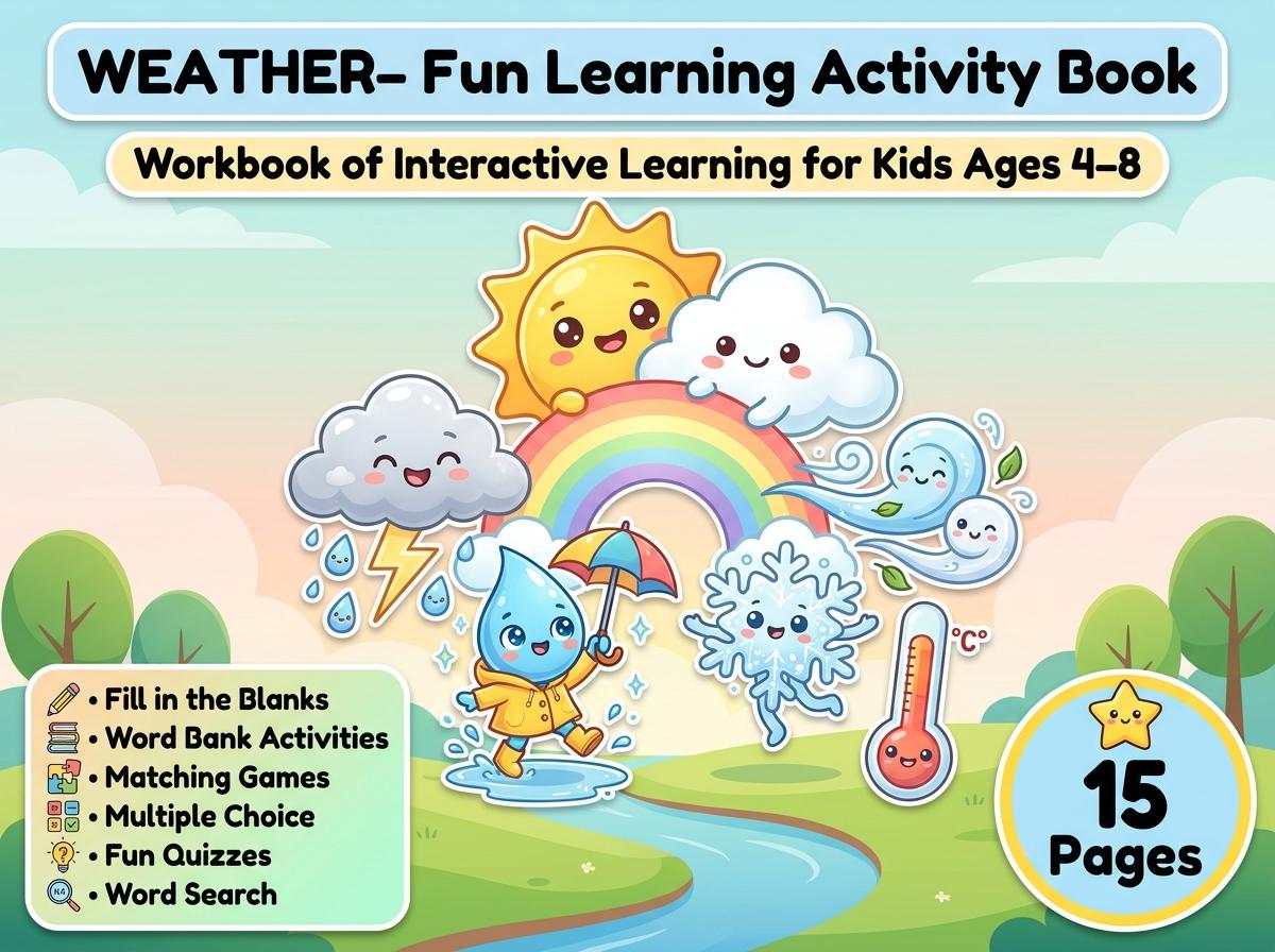 Weather Activity Workbook - LittleMindsHomeschool