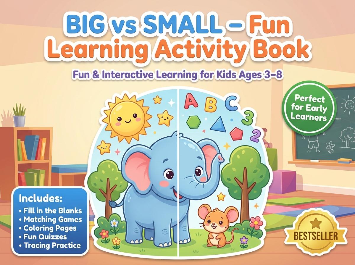 Big and Small Activity Workbook - LittleMindsHomeschool
