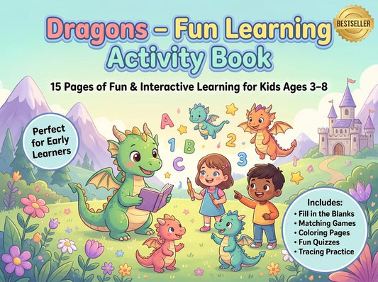 Dragons Activity Workbook - LittleMindsHomeschool