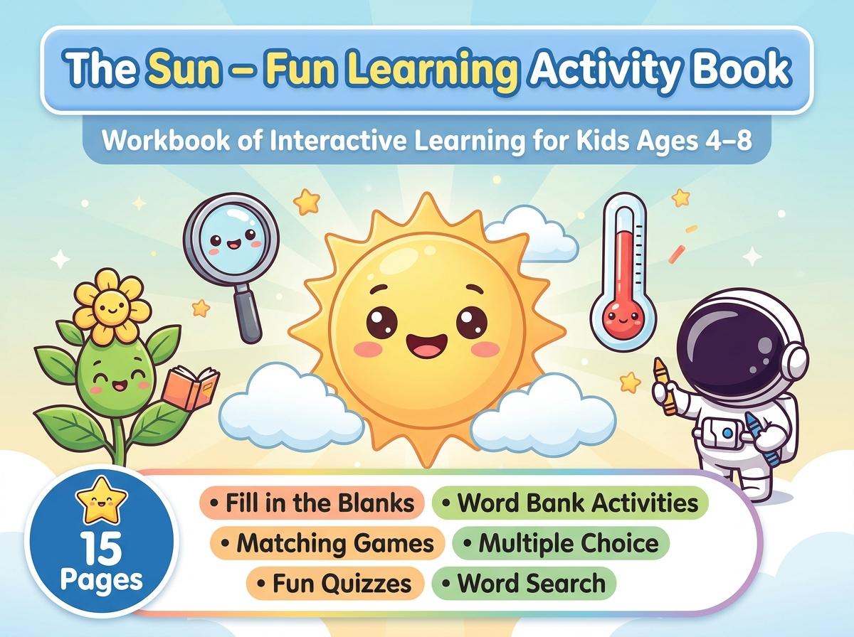 The Sun Activity Workbook - LittleMindsHomeschool