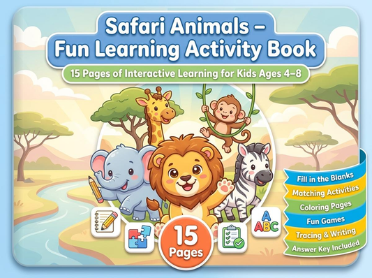 Safari Animals for Kids - LittleMindsHomeschool