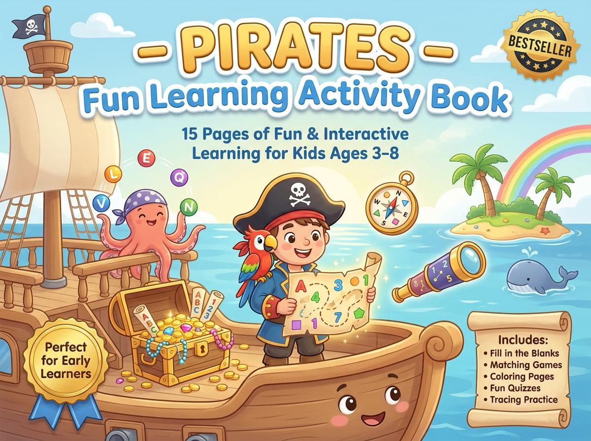 Pirates Activity Workbook - LittleMindsHomeschool