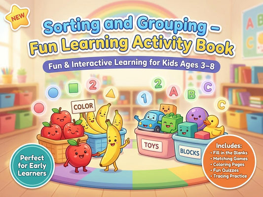 Sorting and Grouping Activity Workbook - LittleMindsHomeschool
